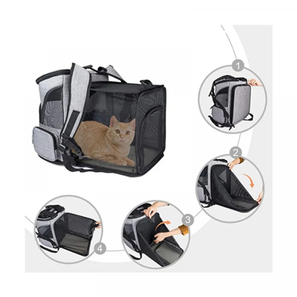 Grand sac de transport pour chat